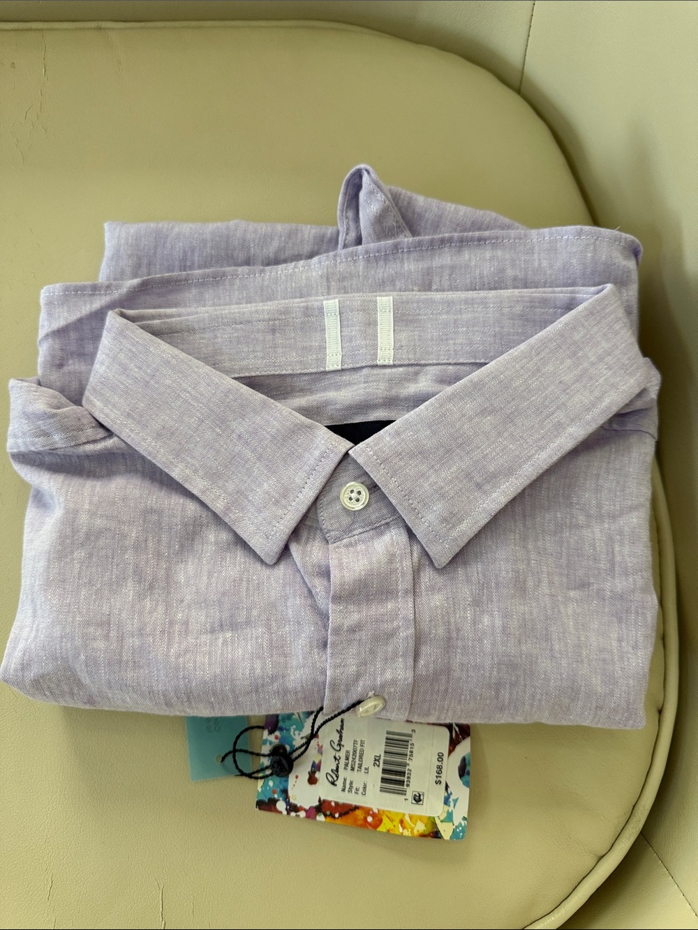 New with tag Robert Graham half sleeve men’s button down shirt size XXL